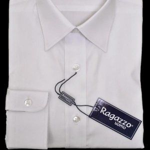 Ragazzo White Longsleeve button down